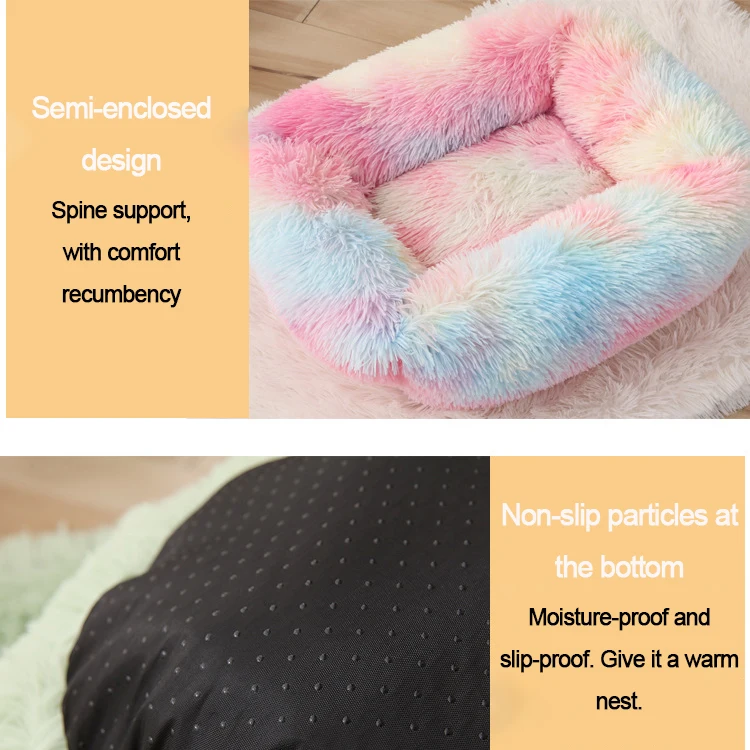 product wholesale dog beds plush warm soft washable pet beds for dogs-52