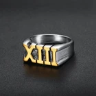 Ring Design ODM Customised Texts Ring Stainless Steel Silver Bronze With Letter Gents Design Jewelry