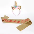 Factory Birthday Queen Sash Birthday Girl Sash Birthday Party Favors Supplies And Decorations