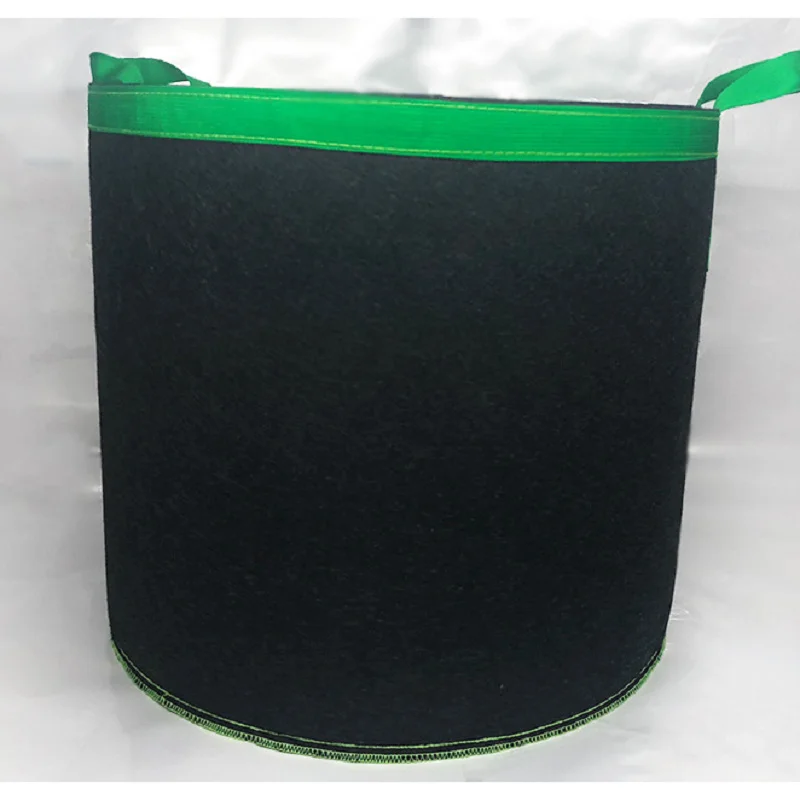 Top quality 25 gallon felt grow bags flower planting buckets