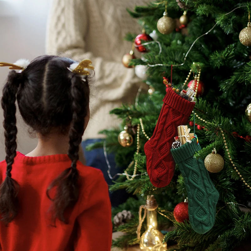 Hot seller Design Christmas Stockings Kids, Christmas Stockings For Sublimation, Christmas Knitted Stockings