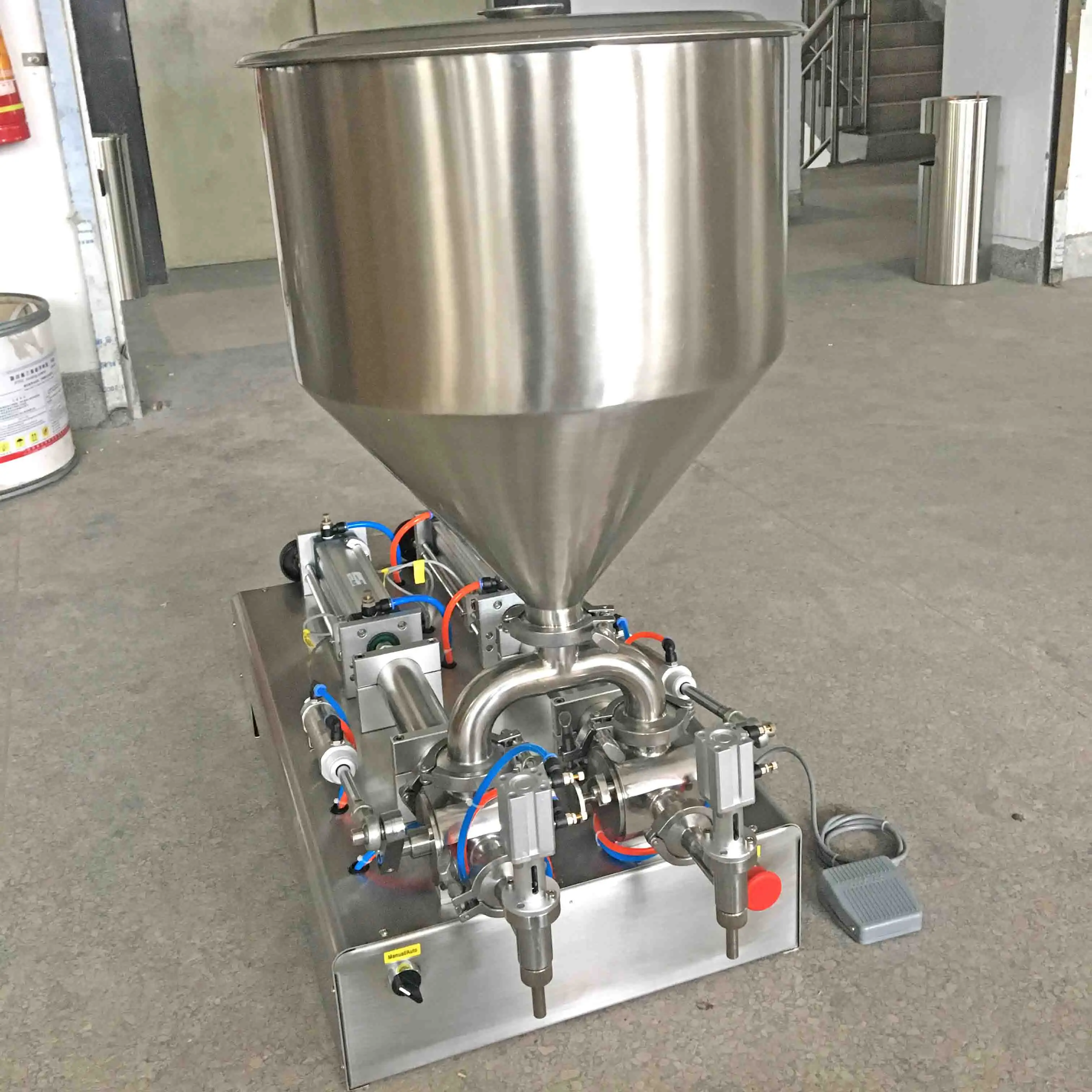 Cream Filling Machine Paste Stainless Steel Food and Beverage Liquid Thick Paste Filling Machine manufacture