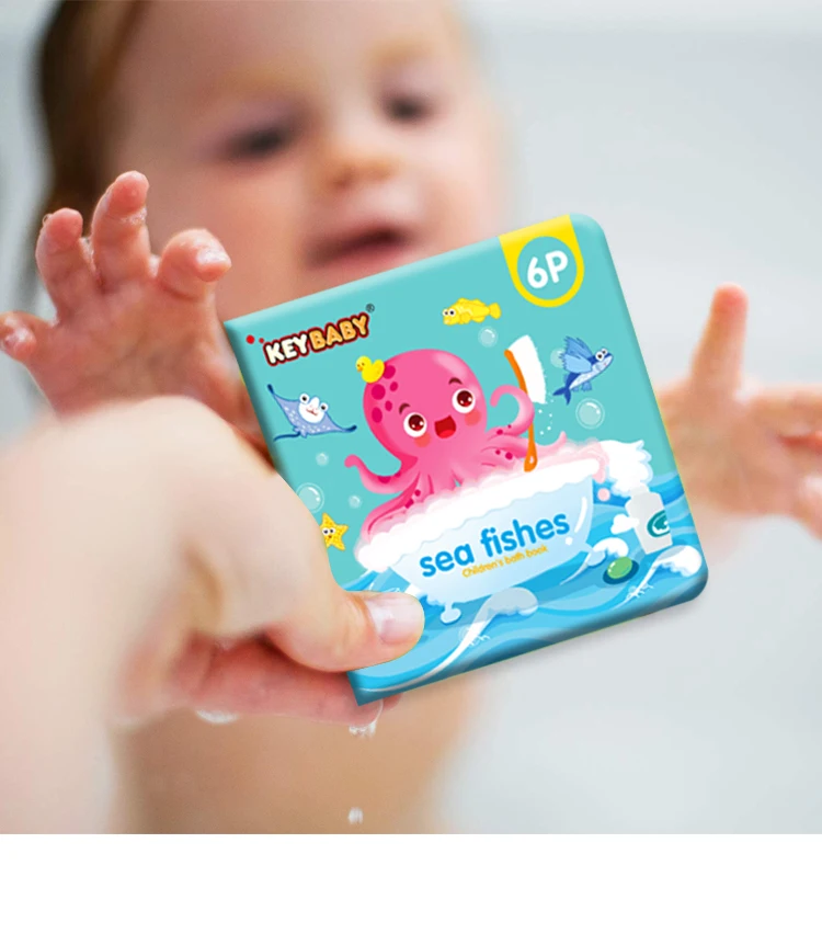 Produkt Keybaby Unisex wasserdichtes aktiviertes Plastikbuch Kinder-Mal- und Badebuch für 2 4 und 5 7 Jahre-28