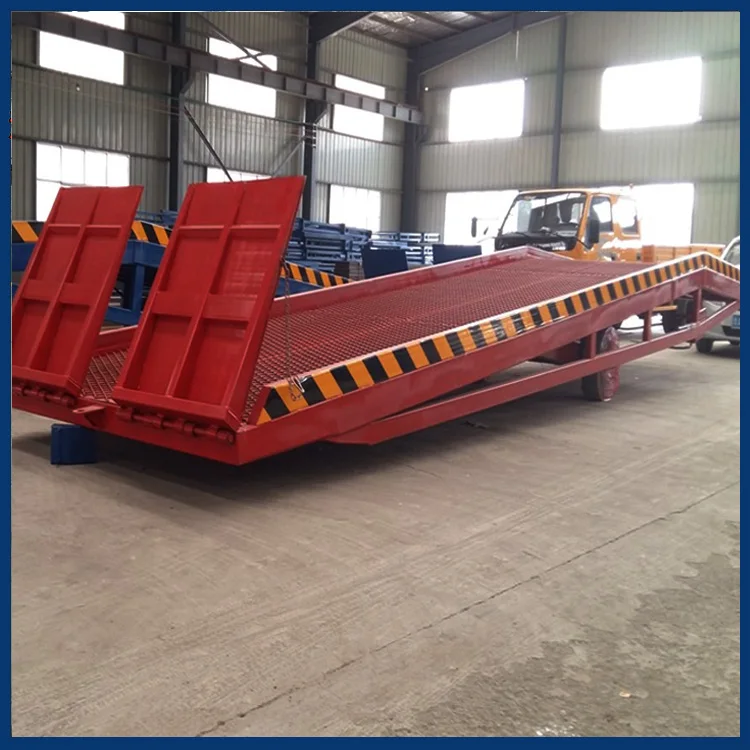 Mobile Hydraulic Container Loading And Unloading Platform Forklift Ramp