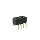 Female Connector Female 2.0 Mm Wide Foot Contact Space Female Header Socket Connector OEM Design Gold Plating
