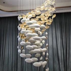 Modern Custom Hotel Villa Hall Dining Room Decoration Big Size Chandelier Pendant Light