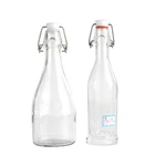 Bottles Stoppers Cap 500ml Flip-Top Home Brew Beer Bottles Swing Top Glass Bottles 16oz With Stoppers