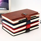 Pu Leather Planner Notebook A5 PU Leather Business Planner Notepad Custom Logo Meeting Record Diary Journal Notebook