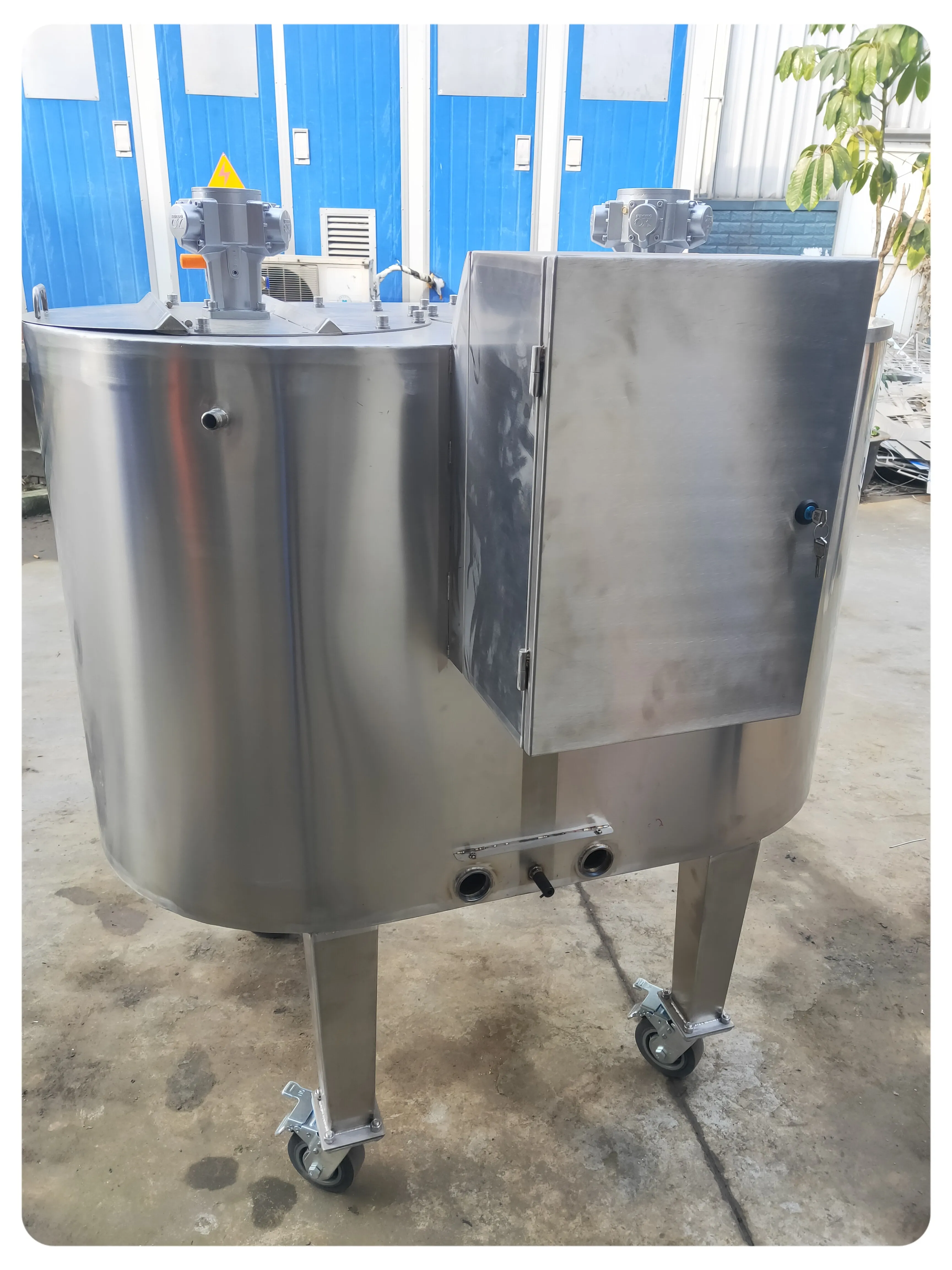 Stainless Steel Storage Tank For Food Beverage Liquid For Factory Price