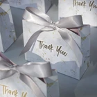 Gift Bag Paper Bag Design Mini Grey Marble Luxury Gift Packaging Bag Personalized Thank You Paper Bag