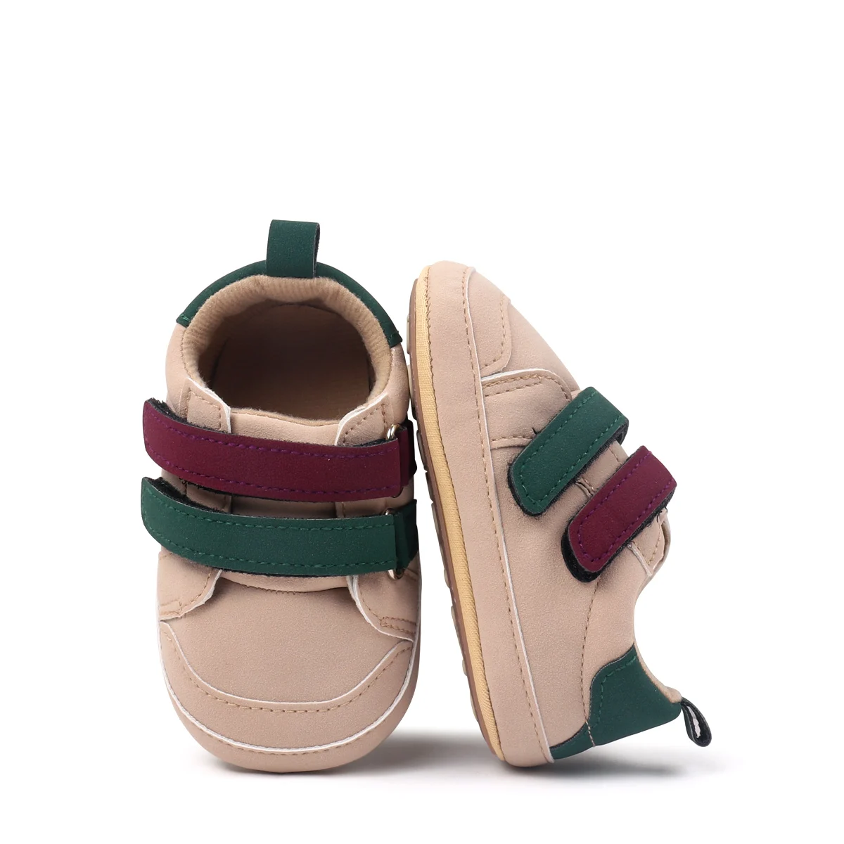 Spring Autumn Hook&loop Design Toddler Baby Boys Shoes 2025 details
