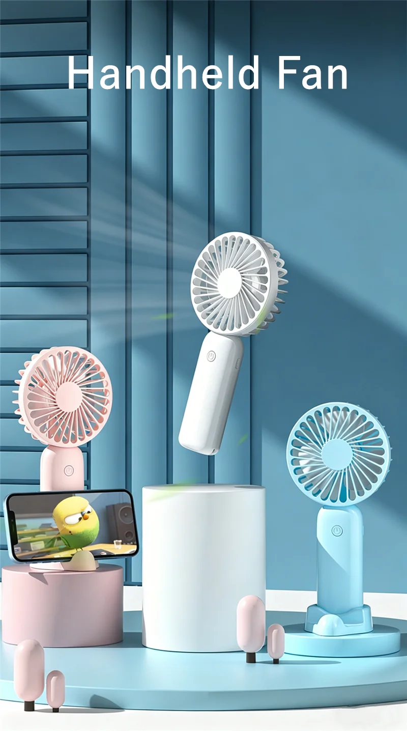 Rechargeable Mini Air Fan, USB-C, Portable - detail 2