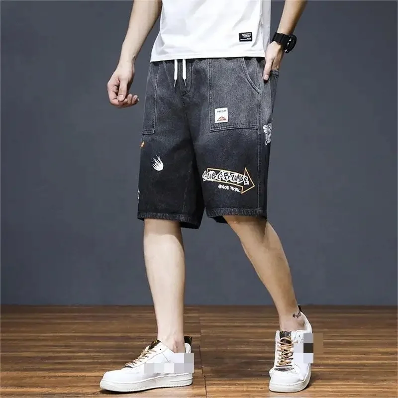 New Arrival For Men 2024 New Style Wholesale Summer Shorts Straight Casual Jeans Half Cargo Pants Men