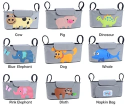 Hot Sale Practical  Folding  Animal Patterns Stroller Organizer Baby Stuff Strollers Organizer Bag Diaper Bags
