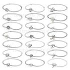 Silver Bracelet Wanjun Factory Wholesale 925 Standard Silver High Quality Charm Bracelet FitS Pandora