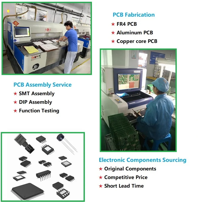 Aluminum PCB Metal Core PCB Board with 1oz Copper Thickness 1.6mm Board Thickness and 0.2mm Min. Hole Size
