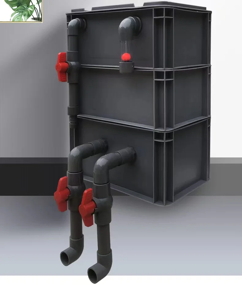 Fish Pond Water Circulation System Filter Box Aquarium Filter Barrel