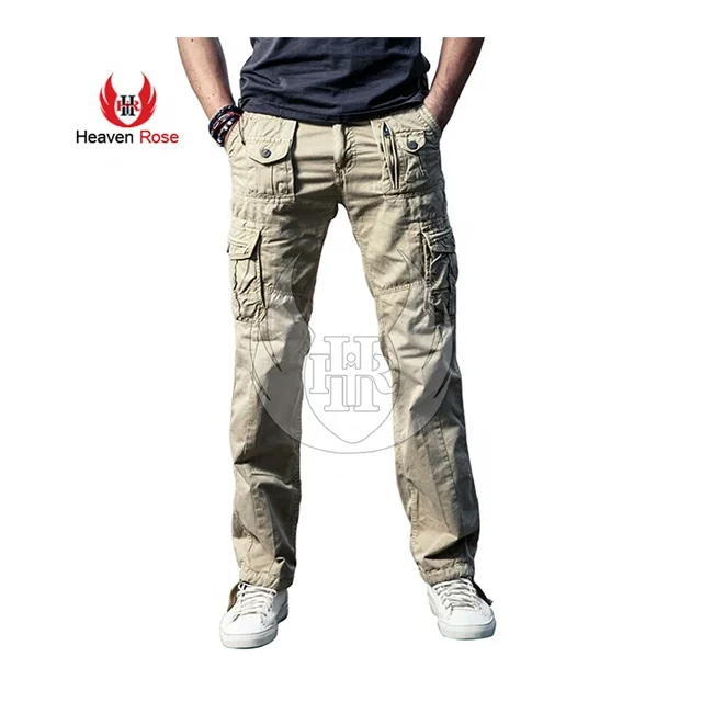 Pantalones Cargo 100% Algodón Para Hombre,Pantalón Informal,Color Caqui - Buy Estilo Moda Pantalones De Carga,Apilado De Carga, Pantalones De Carga Para Los Hombres Product on Alibaba.com