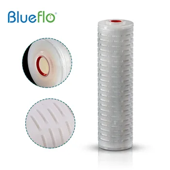 Blueflo PP/PES/PTFE Pleated Filters Wholesale 10 micron filter cartridge Household Smart Tableware Water Filters Replacements