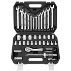 Tool Kit Home Repairing Tool Box Car Mechanic Tool Box Set Auto Repair Socket Combination Wrench Set Tool Set Kit
