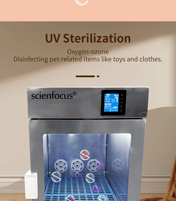 G7-S Stainless Steel Intelligent Pet Dryer Machine Small Pet Blower Direct China Factory for Cat Dog Hair Drying Grooming Tools