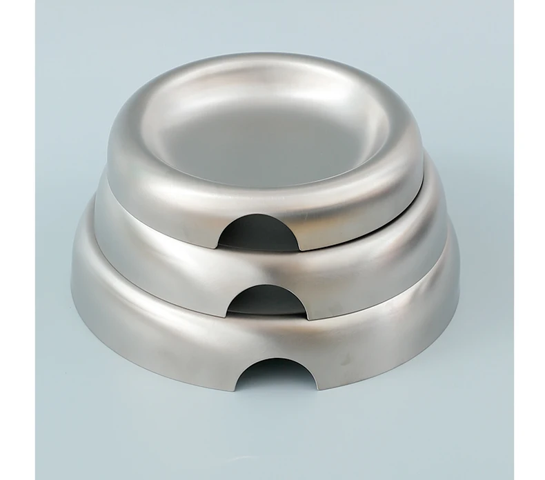 Hot High Quality 304 Stainless Steel Pet Bowl Anti Tipping Design Easy to Clean Food and Water Feeder for Dog Cat Pet Products details