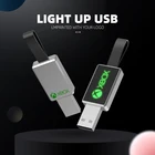 Usb Cheap Usb Flashs Drives High Spped Cheap 128GB Branded Glowing Logo USB Flash Drives Stick