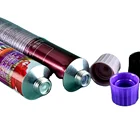 Aluminum Tubes 50ml Aluminum Tube With Screw On Cap For Hand Cream/ Glue/Shoe Oil/Toothpaste
