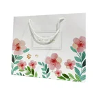Sweet Wedding Paper Bag Wedding Custom Flower Printed Bulk Packaging Sweet Paper Goodies Bag Wedding