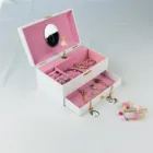 Kids New Ballerina Design Girls Wood Jewelry Music Box Kids