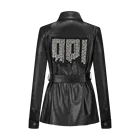 Girls Good Price Customized Girls Trendy And Stylish Girls Faux Leather Shirts