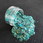 Craft Factory Supply Colorful Polyester Small Chunky Glitter Fo Nail Make Up Craft Tumbler