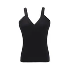 Tank Top Girl's Slim Fit V-neck Tank Top Sky Blue