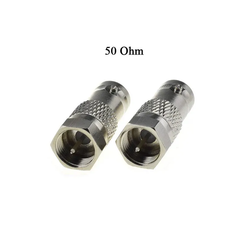 2pcs Rf Connector BNC Adapter female to Male Right Angle for analog and serial digital interface video signals Ships from USA 
