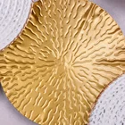 Decoration Design Frame Luxury Metal Wall Art Home Decoration 3d Round Shape Decor