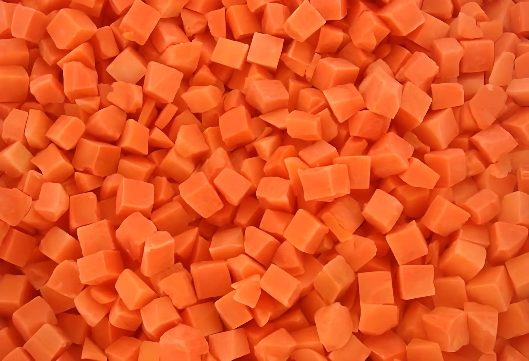 IQF FROZEN CARROT SLICES Frozen Carrot Granules details
