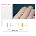 Earrings Earrings Hot Selling Gold Stainless Steel Stud Earrings Classic Bar Women Minimalist Earrings Custom