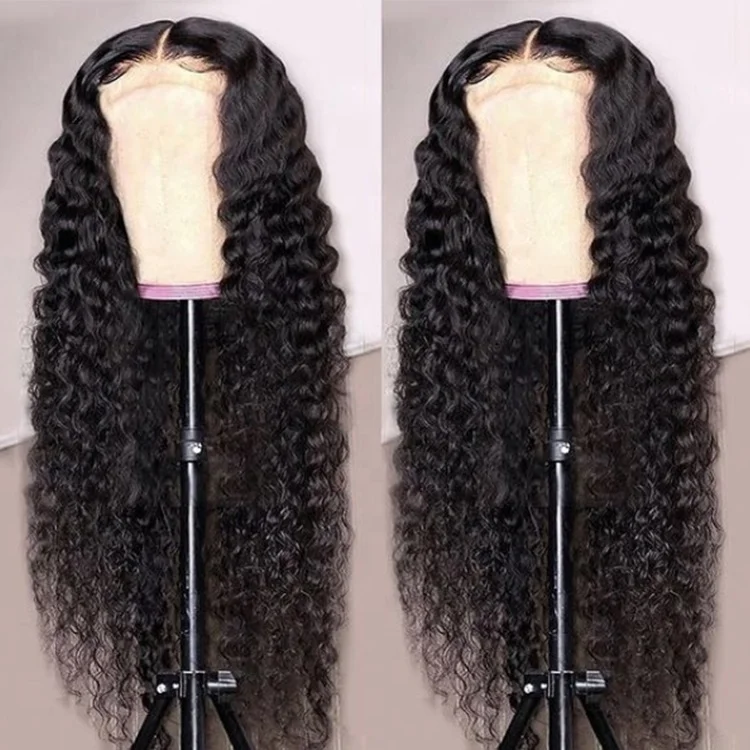 raw indian curly wig