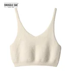 Vest Woman Sweater Vest Snuggle Sac Air Feel Knitted Ladies Sweater Womens Sexy Shaggy Vest V Neck Sweater