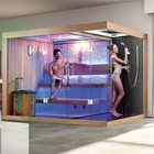 Sauna Room Steam Sauna Room Person Luxury Shower Steam Wood Sauna Room