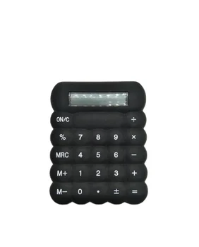 creative  portable mini 8 Digits pocket  Scientific Calculators Promotional Gift Silicone Calculator for school kids and office