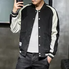 Coats Flight Logo Baseball Casual Business Top Coat Men'S Jackets Coats With Full Open Button