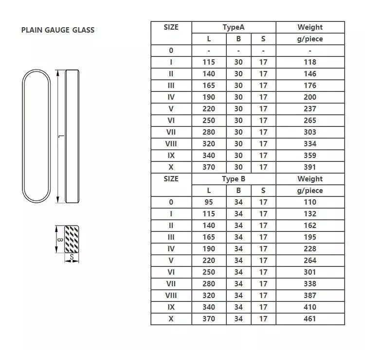 Sight Glass, borosilicate glass, VT-02 - detail 40