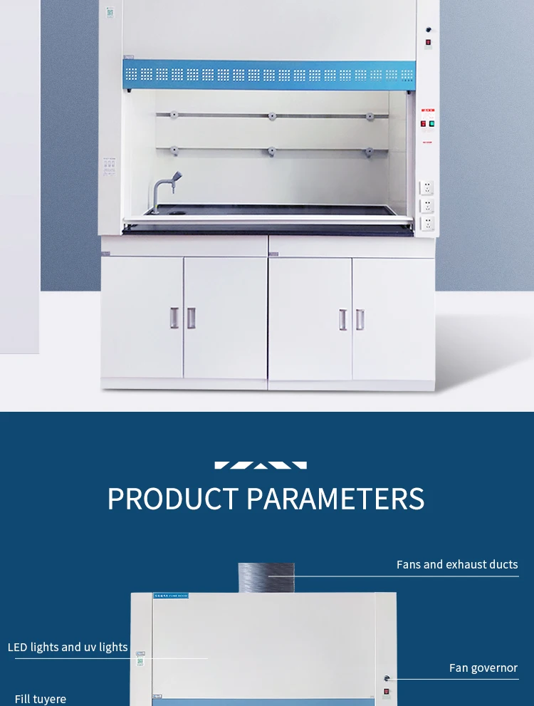 F9-PD-W1800 Laboratory Fume Hood China Direct Factory Supplier for Hospital for School Laboratory Fume Cupboard Lab Equipment