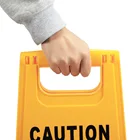 Floor Wholesale Customized Yellow PP Plastic Warning Sign Board Caution Wet Floor