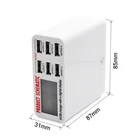Charger Usb Port Charger LCD Digital Display 6 Port USB Charger Fast Quick Charger Adapter