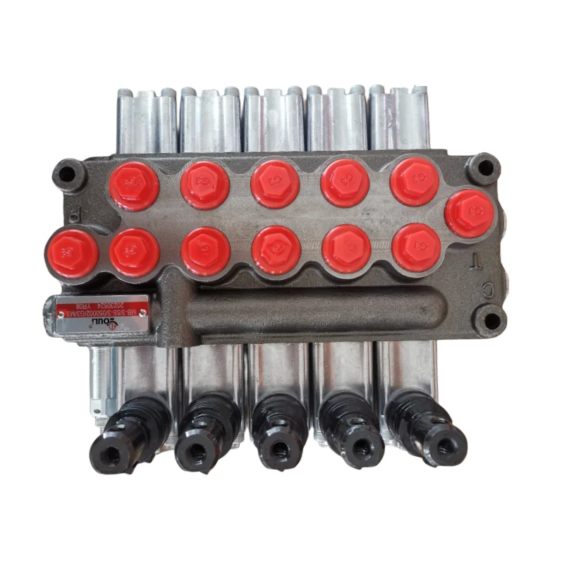 SD11/2  type hydraulic  Directional valves  2 spools monoblock  control valves flow 80L/MIN  315bar