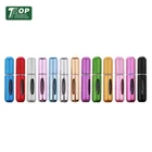 Bottle Spray Luxury Portable Mini Refillable Perfume Bottle 5ml Travel Perfume Spray Screw Aluminum