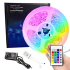 Keys Led Light Led Led Light Rgb New Waterpoof 24 44 Keys 5050 Rgb Smart Wifi Voice App Controlled Led Light Strip//