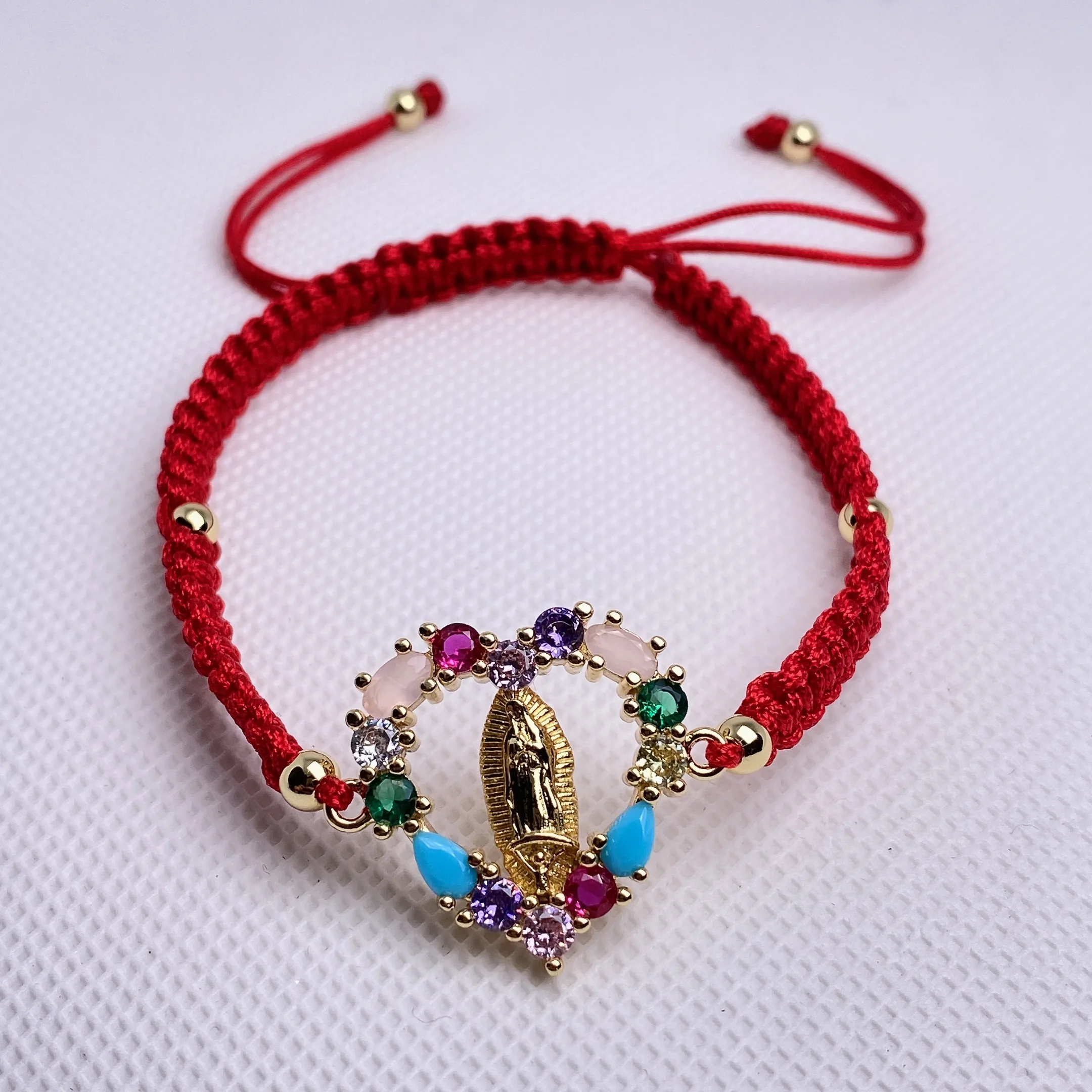 Purple Virgen de Guadalupe Evil Eye Bracelet, Bracelets for women, unique  gifts, best friend gifts, gift for her, friendship bracelet